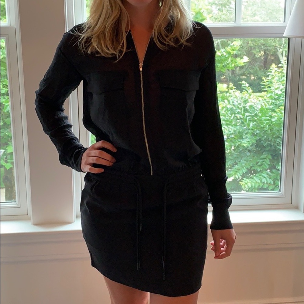 T by Alexander Wang Black & Sheer Dress